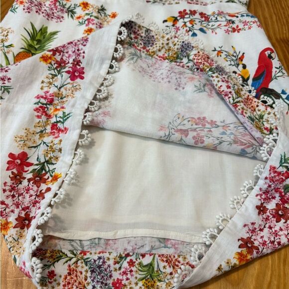 FARM RIO Delicate Forest Scarves Mini-Dress Women’s Size MED - Picture 14 of 16